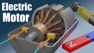 How does an Electric Motor work DC Motor [upl. by Oliva]