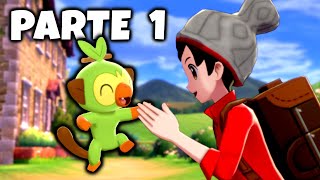 Capítulo 1 👉 POKÉMON ESPADA Y ESCUDO gameplay en Español PRIMERA HORA [upl. by Sanbo]