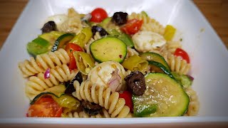 SALADE DE PATES AUX SAVEURS MEDITERRANEENNES  FOOD IS LOVE [upl. by Inail56]