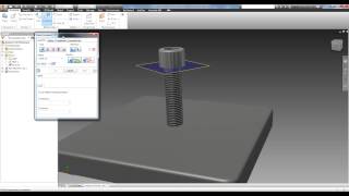 Autodesk Inventor  Motion Constraint  Screw Animation [upl. by Pavia]