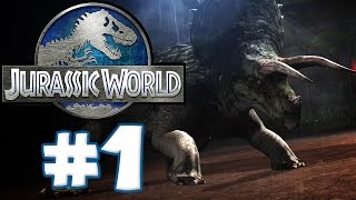 WELCOME TO JURASSIC WORLD  Jurassic World The Game  Part 1 [upl. by Arta]