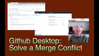 Github Desktop Solve a Merge Conflict [upl. by Evelyn812]