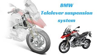 Working of The Telelever Suspension In BMW R1200GS [upl. by Daloris]