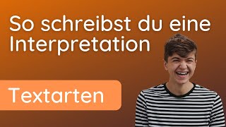 Interpretation schreiben ✅ Erklärung und Anleitung [upl. by Burra]