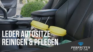 LederpflegeAuto Ledersitze  Reinigen ampPflegen [upl. by Agarhs]