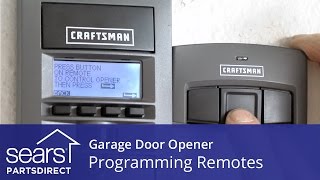 Programming Garage Door Opener Remotes [upl. by Anirroc129]