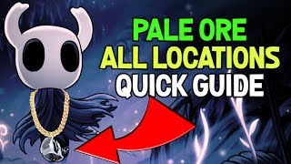 Hollow Knight Pale Ore Location Guide for Nail Weapon Upgrades [upl. by Armil]