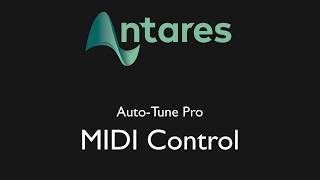 Tutorial  AutoTune Pro  MIDI Control Feature [upl. by Espy]