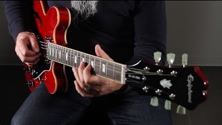 Epiphone ES335 PRO Guitar Demo amp Overview [upl. by Odele]