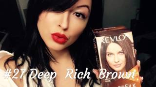 REVLON 27 Deep Rich Brown Review BeforeAfter [upl. by Atnoled156]