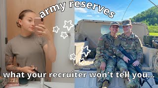 WHAT YOU NEED TO KNOW BEFORE JOINING THE ARMY RESERVES [upl. by Obbard]