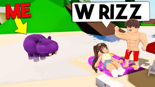 I Trolled ODERS As a HIPPO In Brookhaven Roblox [upl. by Casey]