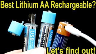 Best AA quotLithiumquot Rechargeable Battery Lets find out [upl. by Kline]