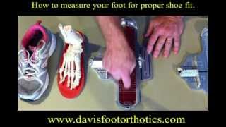 How to measure your feet for proper shoe fit [upl. by Basia]