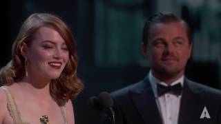 Emma Stone wins Best Actress  89th Oscars 2017 [upl. by Anyg898]