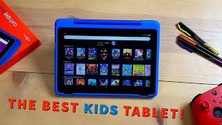 Amazon Fire HD 10 Kids Pro Tablet 2021 Version Review The NEW best kids tablet [upl. by Aiuqram]