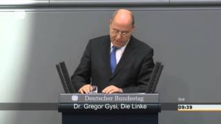 Gregor Gysi DIE LINKE Lassen Sie den Unsinn mit Sanktionen gegen Russland [upl. by Andriette]