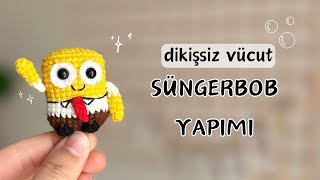 Amigurumi Sünger Bob Yapımı  Anahtarlık [upl. by Aynad]