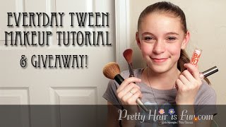 EVERYDAY TWEEN MAKEUP 💄 TUTORIAL [upl. by Aiciram126]