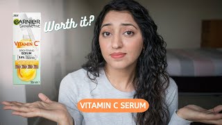 Chemist Reviews Garnier Vitamin C Serum  What The Hype [upl. by Etnor]