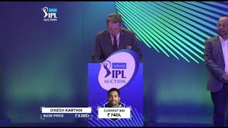 VIVO IPL Auction 2018 Full Highlights  Malinga Guptill Styen Unsold [upl. by Dygert]