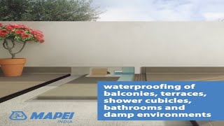 Mapelastic Aqua Defense  Flexible Liquid Membrane for Waterproofing [upl. by Annatnas]