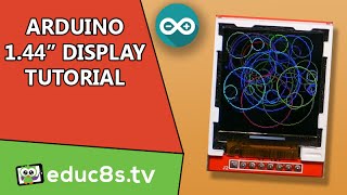 Arduino Tutorial Using the 144quot Color TFT display ILI9163C with Arduino [upl. by Enelad]