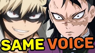 Katsuki Bakugo Voice Actor In Anime Roles Nobuhiko Okamoto My Hero Academia Demon Slayer [upl. by Binette]