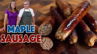 Homemade Maple Apple Pork Breakfast Sausages Recipe [upl. by Mcgrath]