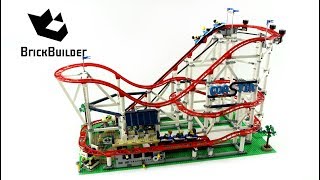 Lego Creator 10261 Roller Coaster  Lego Speed Build [upl. by Coryden]