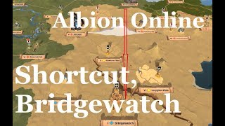 Albion Online  Caerleon to Bridgewatch fast almost safely [upl. by Dedie]