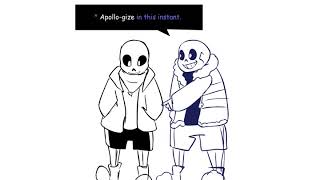 SANS AND OUTERTALESANS PUNS SCENE  UNDERVERSE 04 OUT TAKE [upl. by Nickola]