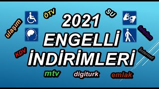 Tüm Engelli İndirimleri Mutlaka Yararlanın [upl. by Dorfman708]