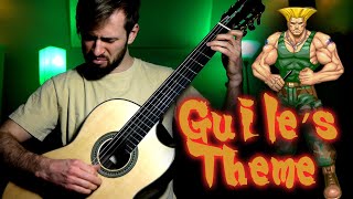 GUILES THEME on CLASSICAL GUITAR [upl. by Eelyr757]