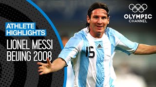 Lionel Messi 🇦🇷 at the Olympics  Athlete Highlights [upl. by Aterg89]