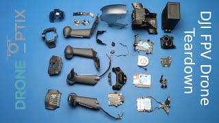 We Completely Take Apart a DJI FPV Drone  Full Teardown  Disassembly [upl. by Celik]