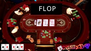 How to play Poker in Pokerstars VR [upl. by Yendyc746]