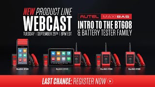 Autel Webcast Training  Battery and Electrical System Analyzers [upl. by Concoff]