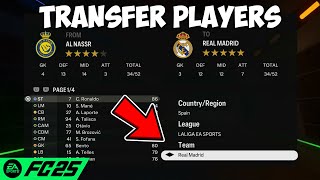 How To Transfer Players In FC 25 [upl. by Radu]