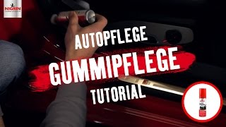 Autopflege Tutorial Gummipflege [upl. by Nymsaj]