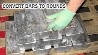 Silver Bullion  Convert your Silver Bars to Bullion Rounds [upl. by Janith]