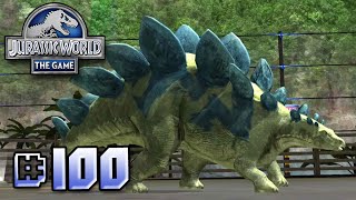 Brawlasaurs  Jurassic World  The Game  Ep 100 HD [upl. by Ylerebmik]