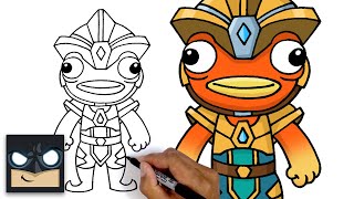 How To Draw Atlantean Fishstick  Fortnite Season 3 [upl. by Lonee130]