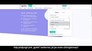 Kaip prisijungti prie Ignitis savitarnos jei jau esate užsiregistravęs [upl. by Kliber920]