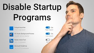 How to Disable Startup Programs in Windows 10 [upl. by Perrie129]