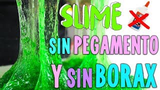 PROBANDO SLIME SIN PEGAMENTO Y SIN BORAX 2 [upl. by Agiaf]