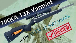 Tikka T3X Varmint 308 Review [upl. by Ahsap473]