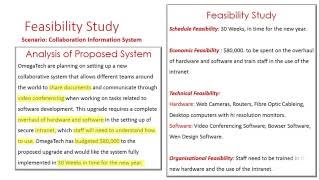 Feasability Study [upl. by Longawa]