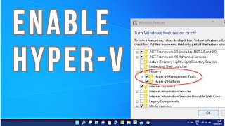 How to Enable HyperV in Windows 11 [upl. by Prosper]