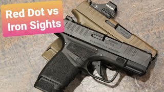 Hellcat Red Dot vs Iron Sights [upl. by Anayk]